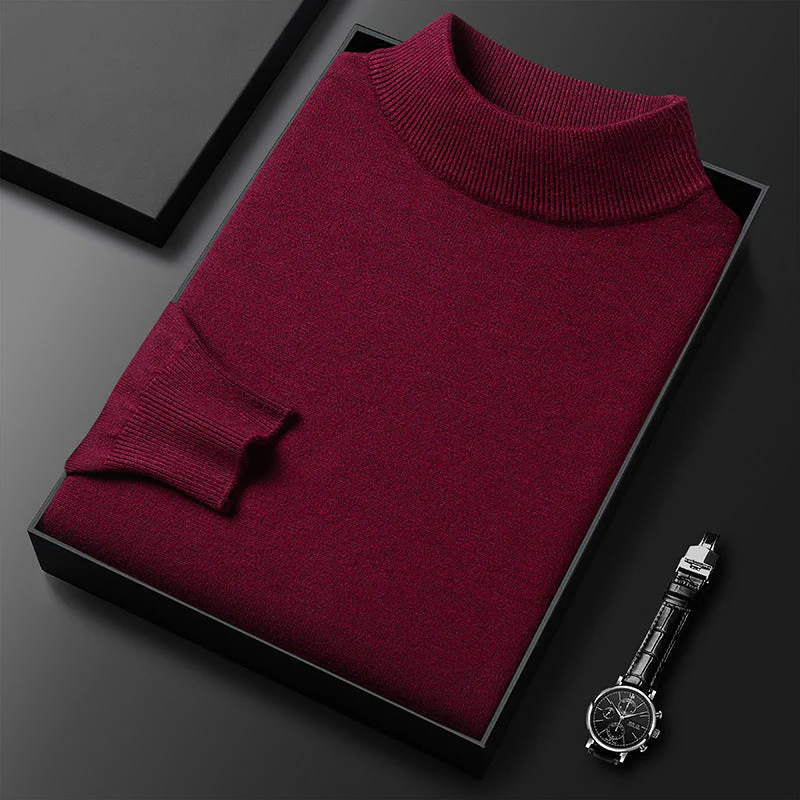 Ryan Pull Homme Hiver Col Mi-Montant – Maille Chaude et Style Élégant - Image 18
