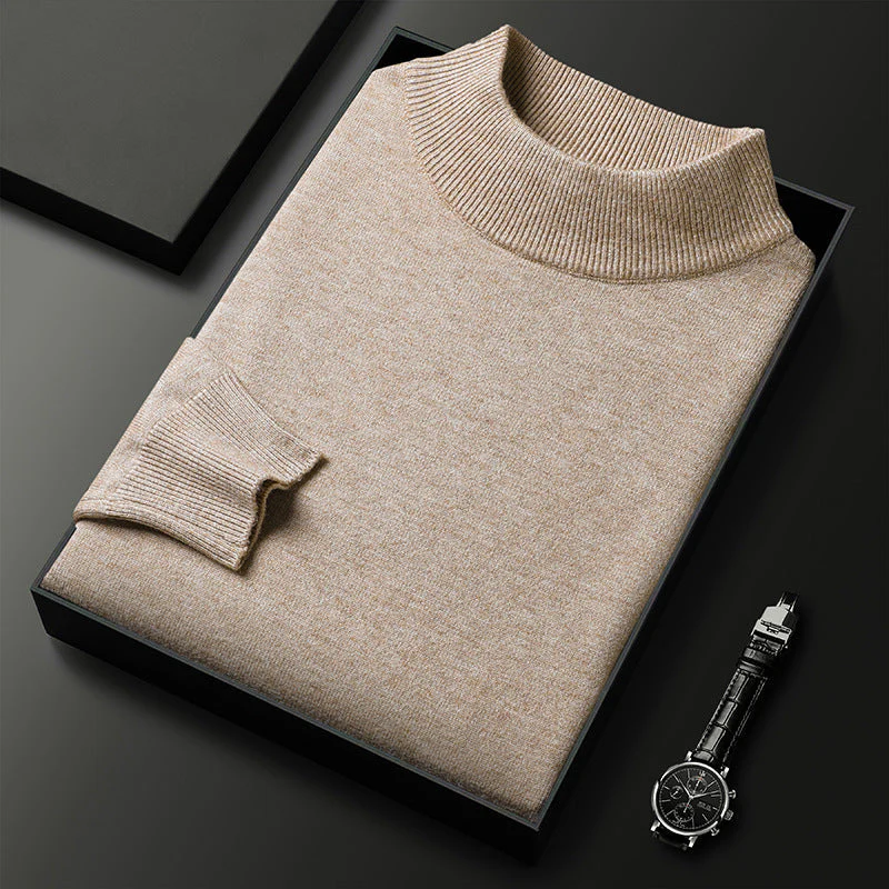 Ryan Pull Homme Hiver Col Mi-Montant – Maille Chaude et Style Élégant - Image 3