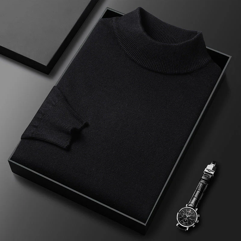 Ryan Pull Homme Hiver Col Mi-Montant – Maille Chaude et Style Élégant - Image 8