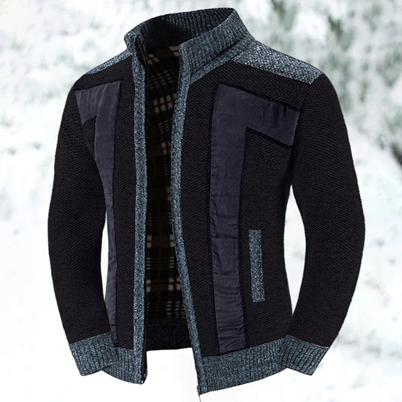 Thom Gilet Zippé Homme – Couche en Maille Douce et Chaude avec Coupe Moderne & Confort Isolant Léger - Image 3