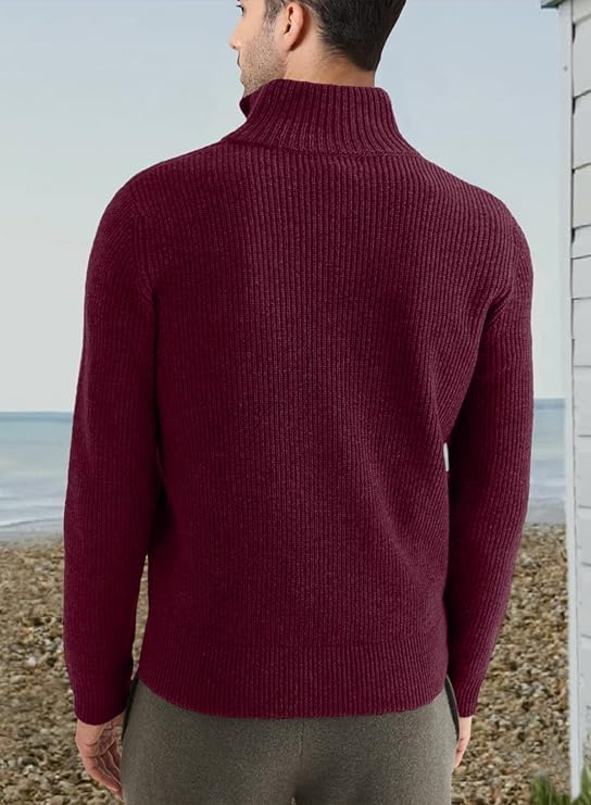 Trenton Pull Homme – Demi-Zip Moderne & Confortable au Style Italien Élégant - Image 11