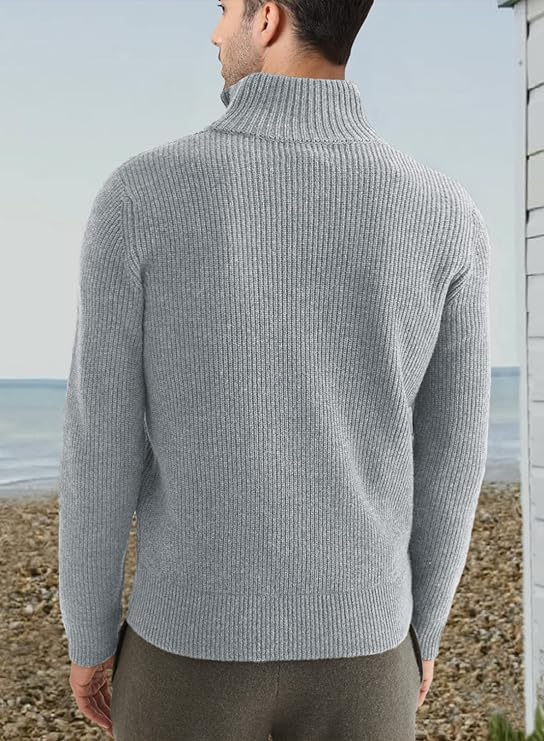 Trenton Pull Homme – Demi-Zip Moderne & Confortable au Style Italien Élégant - Image 14