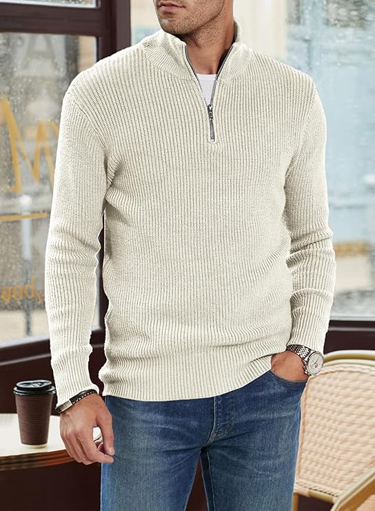Trenton Pull Homme – Demi-Zip Moderne & Confortable au Style Italien Élégant - Image 31