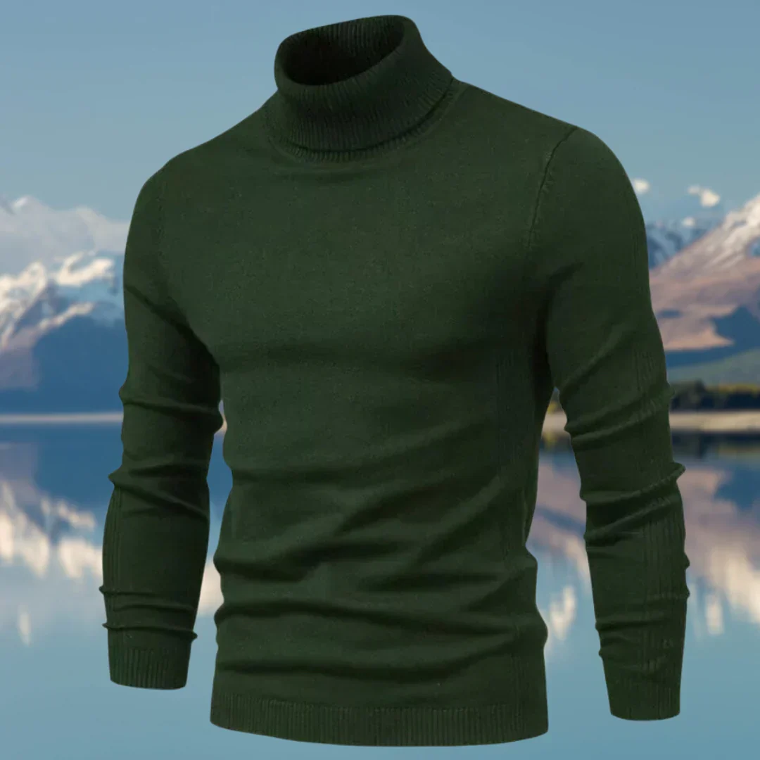 Vince Pull Col Roulé Homme – Classique en Maille Douce, Ajusté & Élégant pour l’Hiver - Image 4
