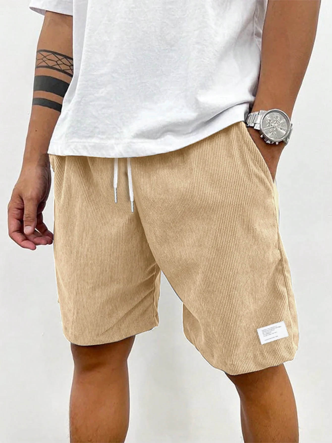 Zachary Short en Velours Côtelé pour Homme – Short Confortable avec Stretch & Style Intemporel - Image 8